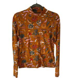 Scotch & Soda Long-Sleeve Allover Printed Top Size S
